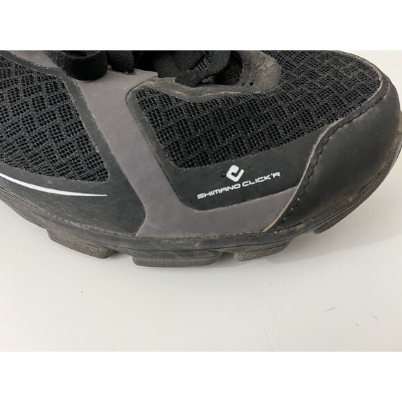 Shimano Click\'R Cycling Shoes Mens Sz 8/9 EU 43 Black & Green Bicycle Sport main image 5